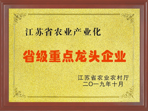 江苏省农业产业化省级重点龙头企业-龙伟食品